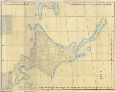 官板実測日本地図 蝦夷諸島 北海道 古地図コレクション 古地図資料閲覧サービス