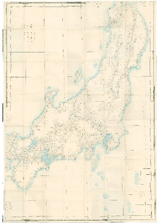 官板実測日本地図 畿内 東海 東山 北陸 古地図コレクション 古地図