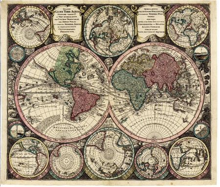 世界図 | 古地図コレクション（古地図資料閲覧サービス）