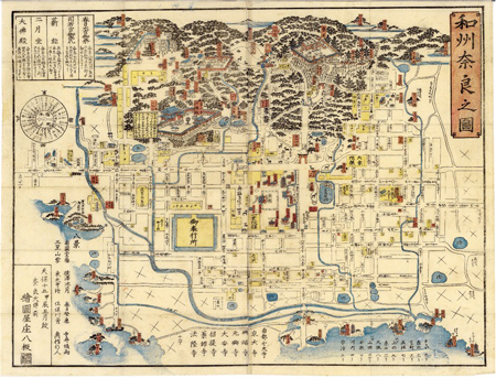 和州奈良之図 | 古地図コレクション（古地図資料閲覧サービス）
